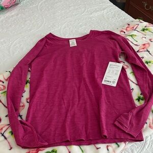 new Athleta momentum seamless long sleeve top